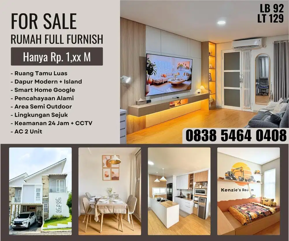 Di Jual Rumah / Villa (Milik Pribadi) Full Furnish
