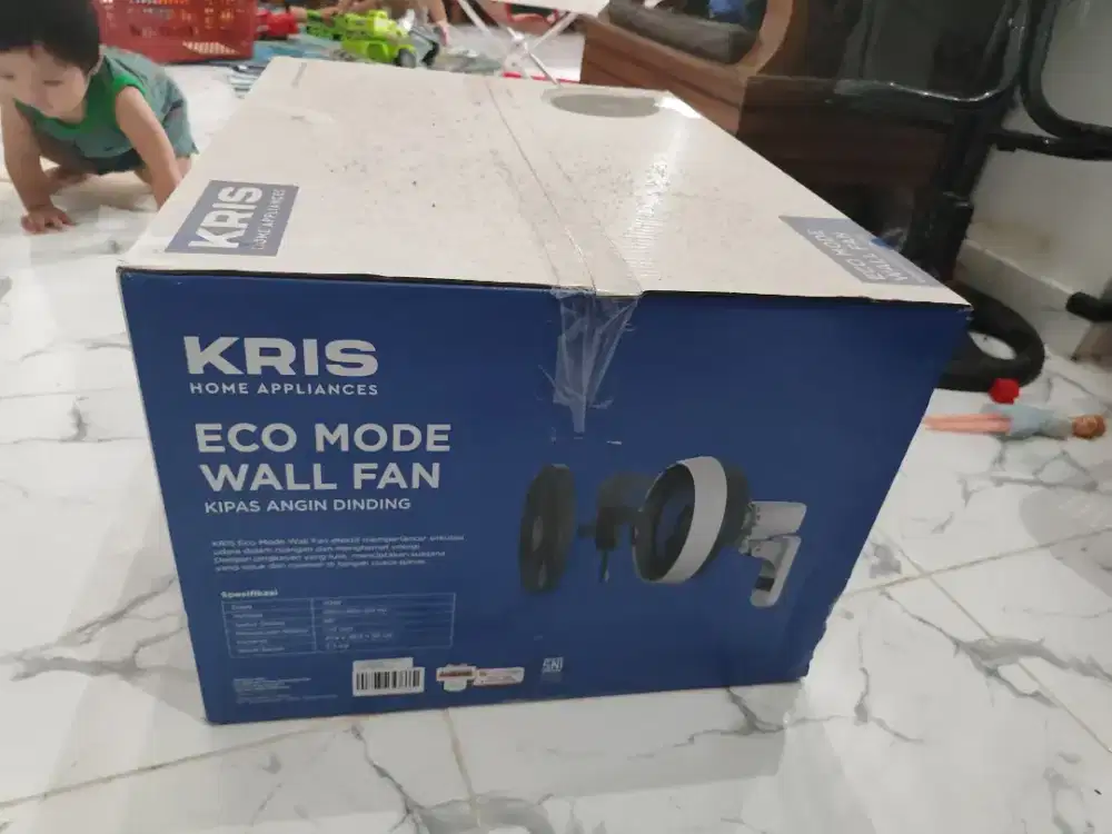 KIPAS ANGIN DINDING MERK KRISBOW REMOTE