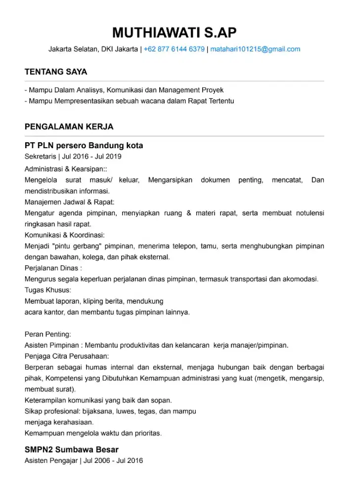 Saya sedang Mencari Kerjaan Amanah