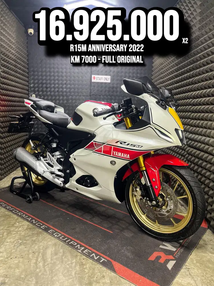 R15M OR R 15 M ABS QS 2022 ANNIVERSARY WGP SE LOW KM 7XXX PAJAK ON BRO