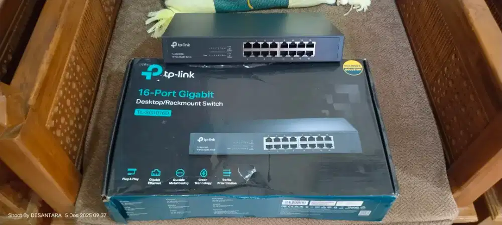 Switch Hub Tp-Link 16 Port Gigabit