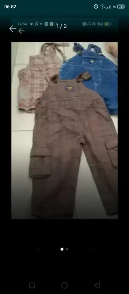 Baju jumper atau kodok