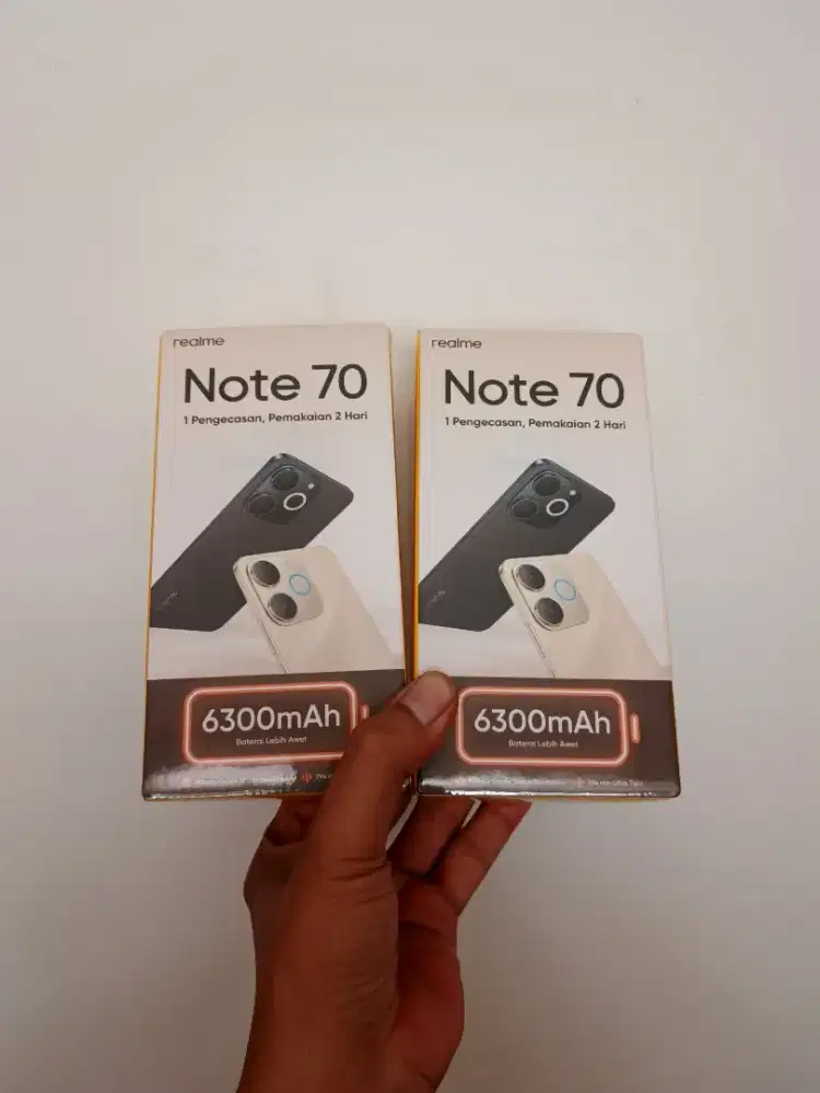 Berminat silahkan WA Realme Note 70 4/128 Garansi resmi 1thn