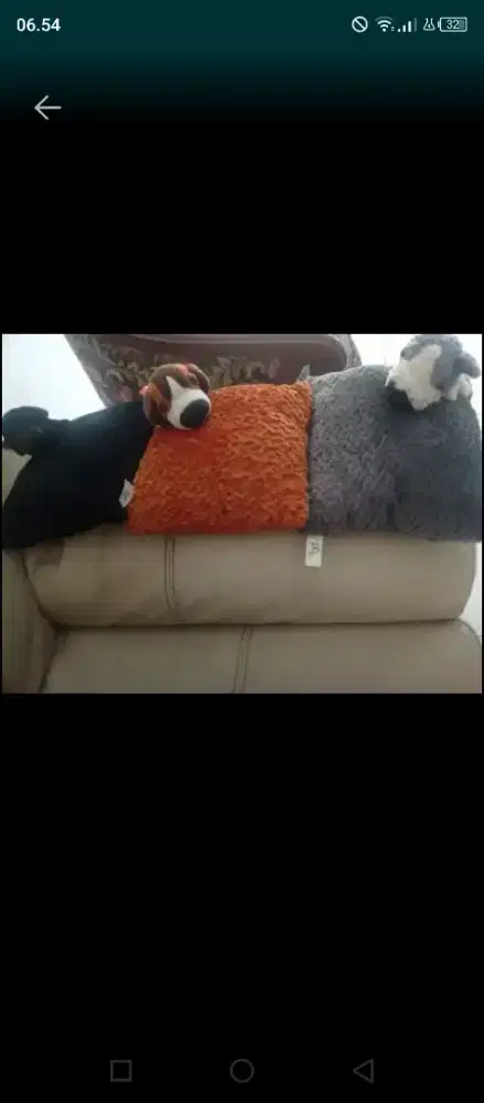 Bantal persegi doggie take all dapat 3