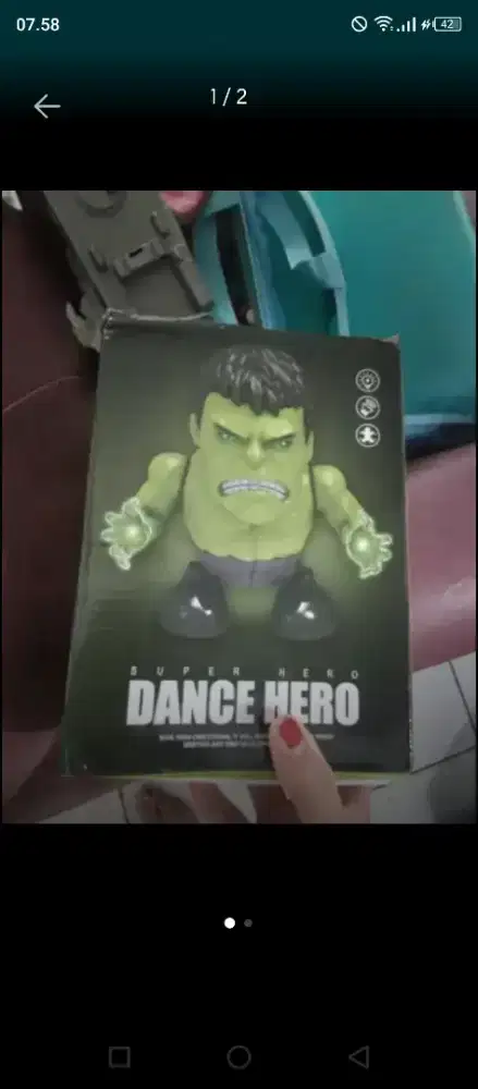 Mainan robot hulk