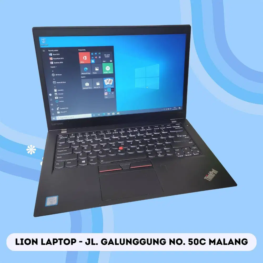 RAM 8GB SSD 256GB Core i7 SLIM Lenovo Thinkpad T470s [05|01]