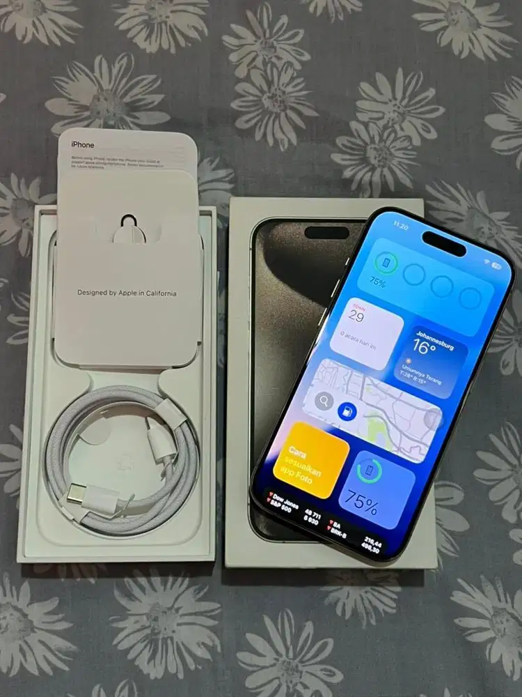 IPHONE 15 PRO 256 IBOX Natural Fullset