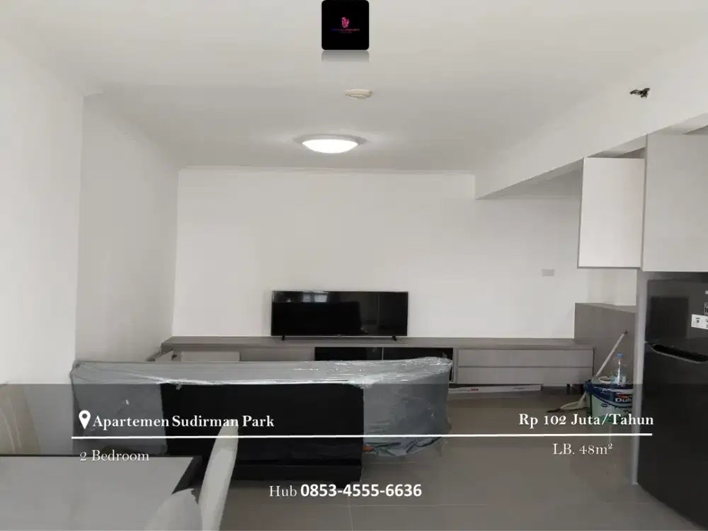 Disewakan Apartement Sudirman Park Mid Floor 2BR Furnished