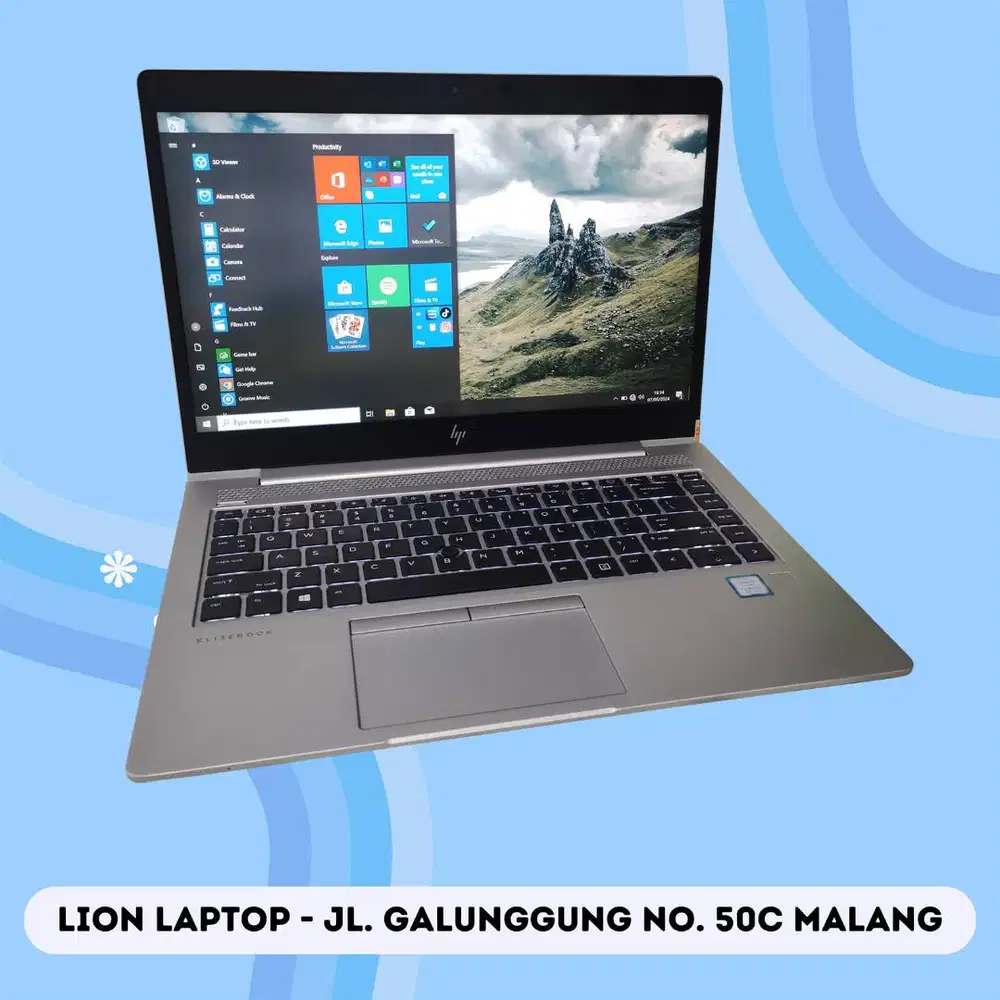 Core i5 Gen 8 RAM 8GB SSD 256GB HP Elitebook 840 G5 [05|01]