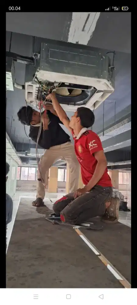 Jasa servis AC kulkas mesin cuci kompa air dll bergaransi