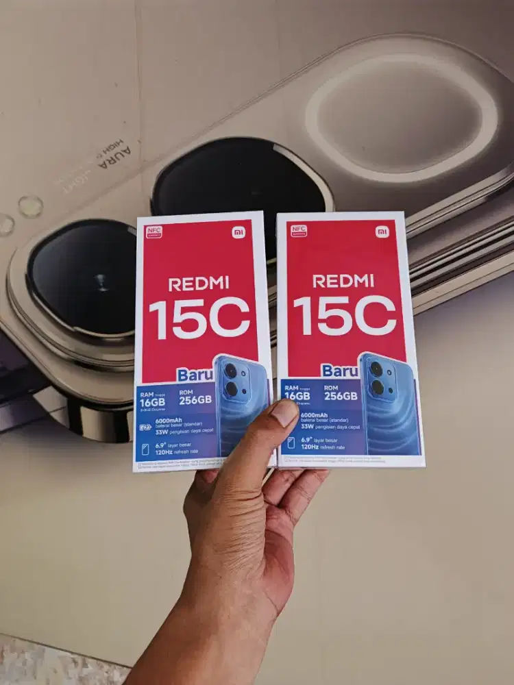 Berminat silahkan WA Xiaomi Redmi 15C NFC 8+8/256 Garansi resmi 15bln