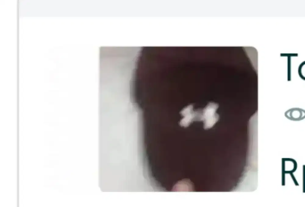 Topi pria warna cokelat