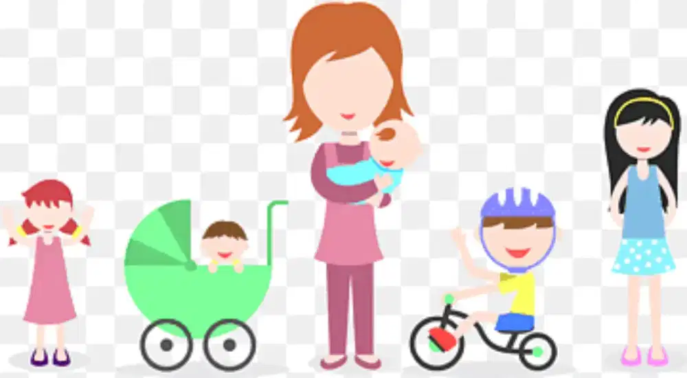 ART serabutan + momong nginep