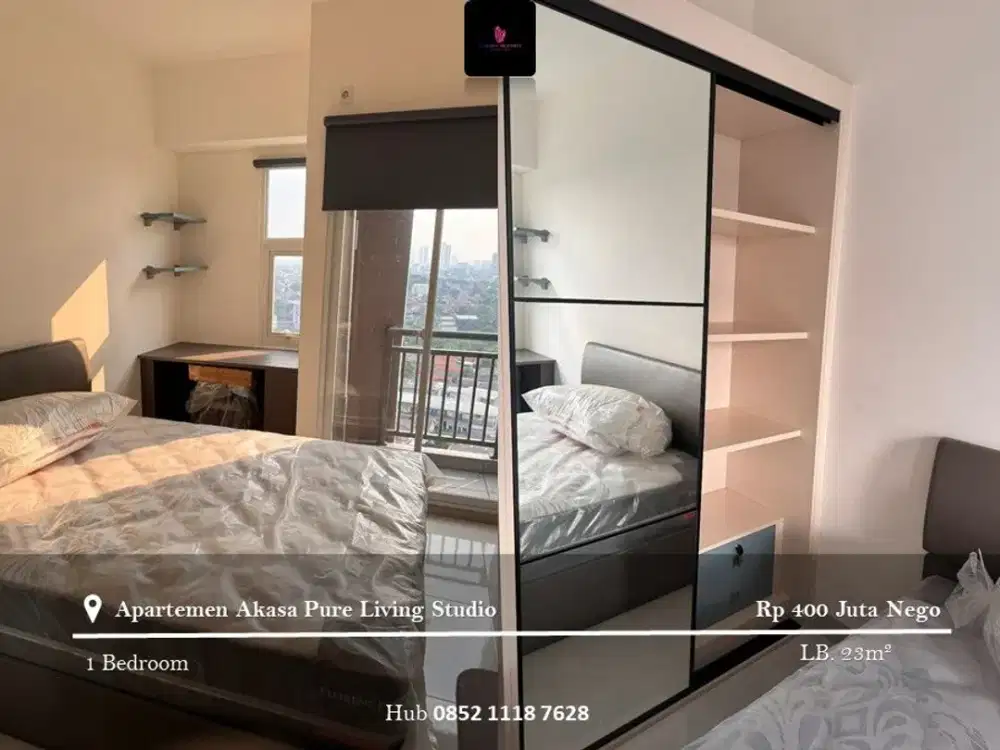 Dijual Apartement Akasa Pure Living Studio Full Furnished