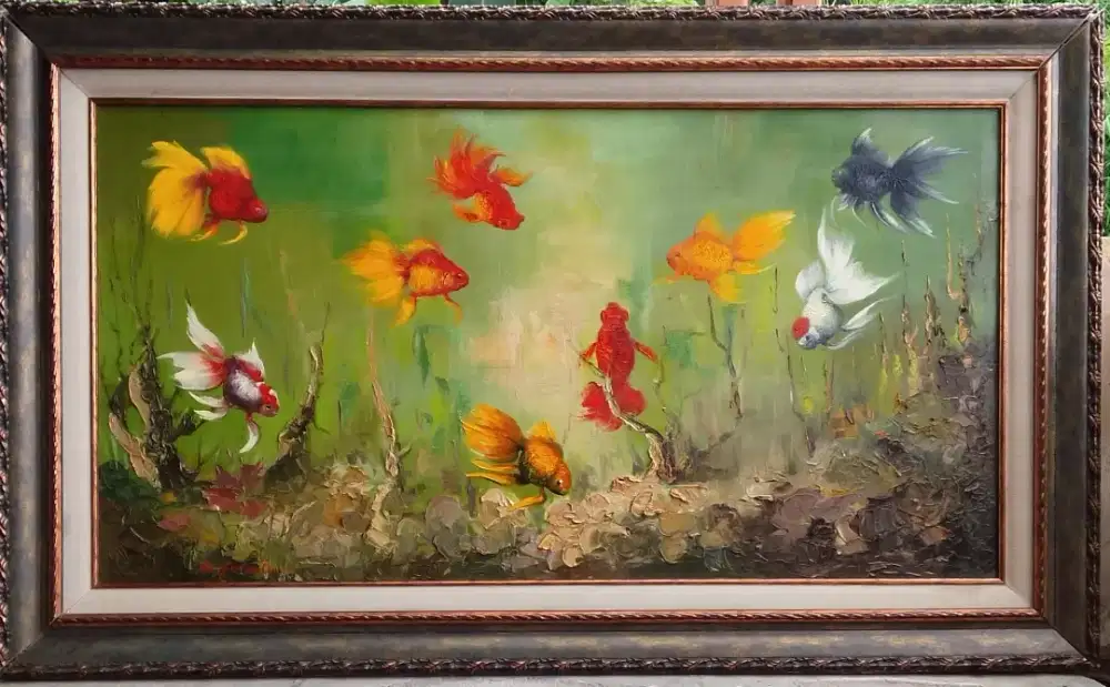 Lukisan Ikan Maskoki