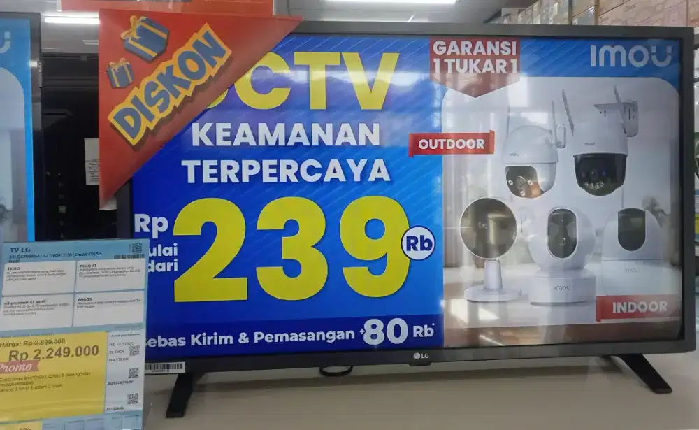 TERBARU TV LG GARANSI 1 TUKAR 1