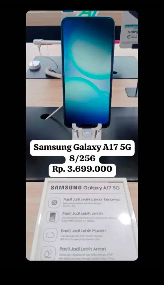 SAMSUNG GALAXY A17 5G 8/256 GB, GARANSI RESMI SEIN SAMSUNG