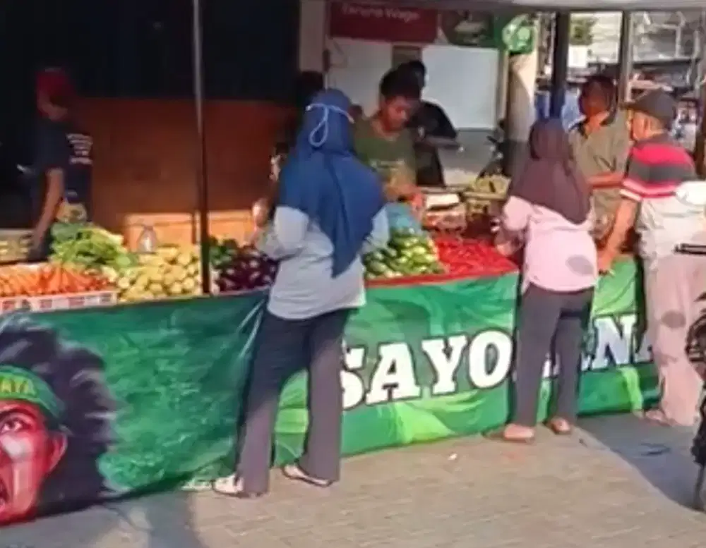 sales canvas sayuran