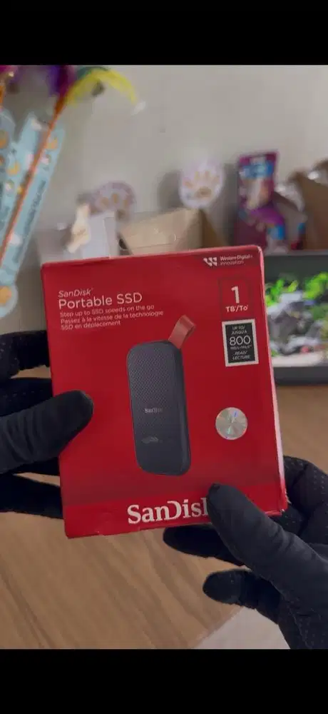 ssd portable sandisk 1 TB eks review