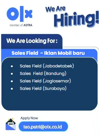 Lowongan Kerja Sales Field - Iklan Mobil Baru