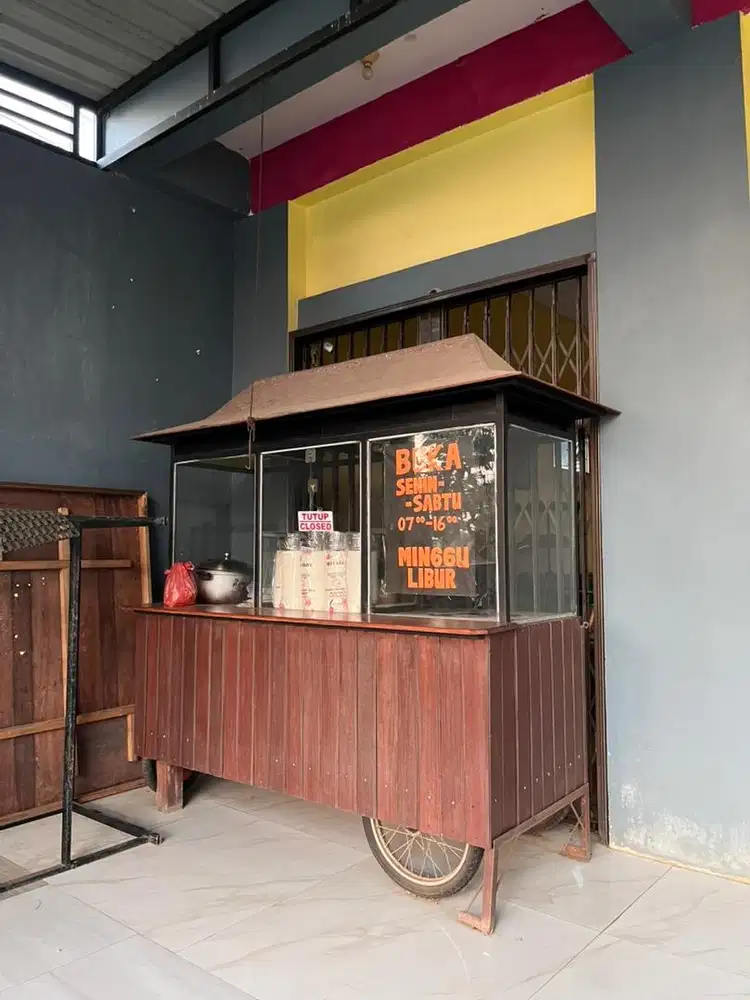 gerobak usaha buat jualan makanan