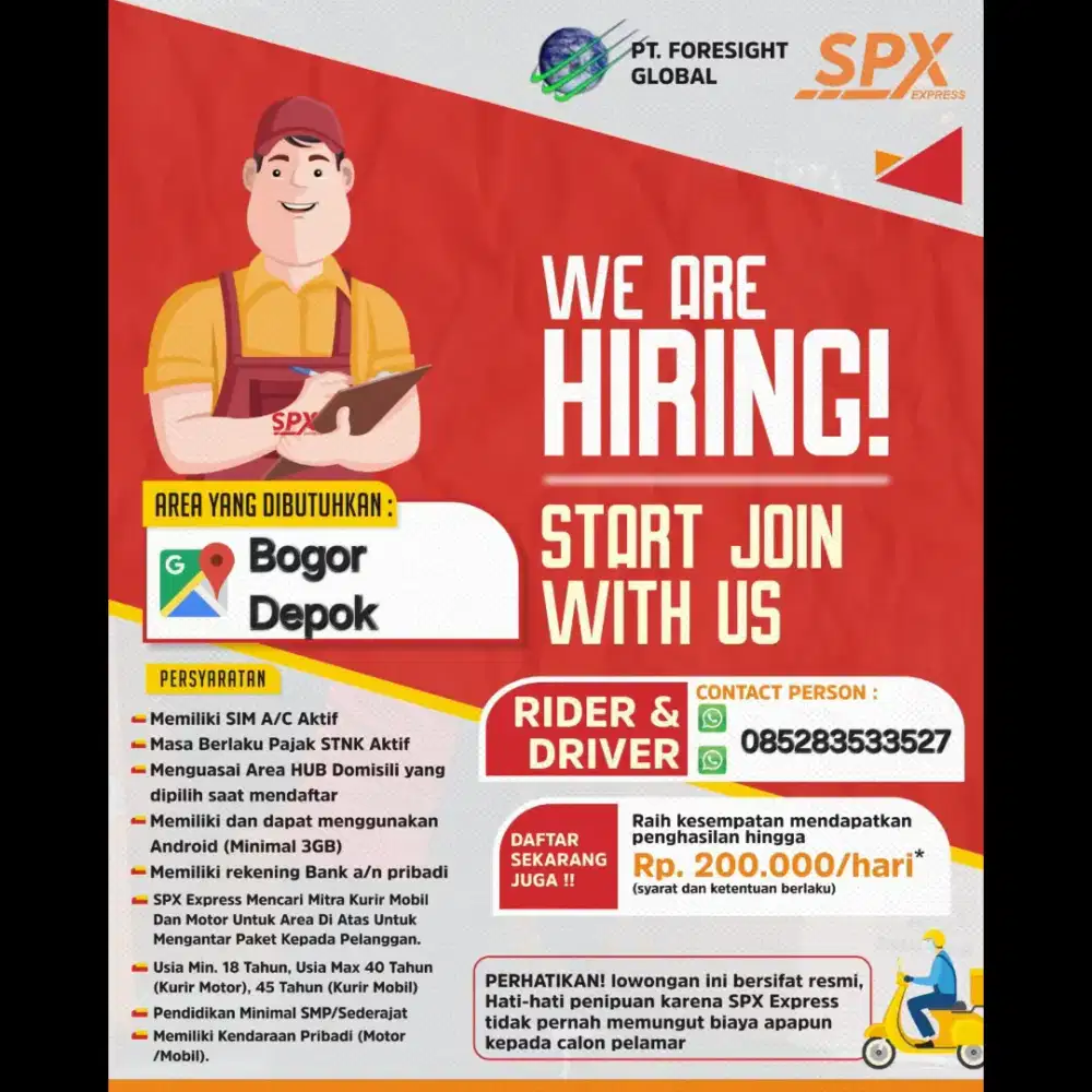 KURIR SHOPEEXPRESS BGR - DPK