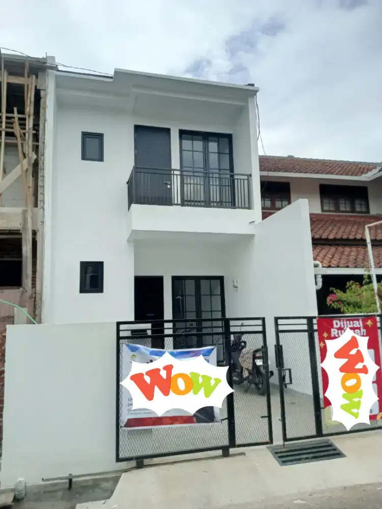 Rumah Baru Minimalis 2lantai di Komplek Pasirpogor Ciwastra Bandung