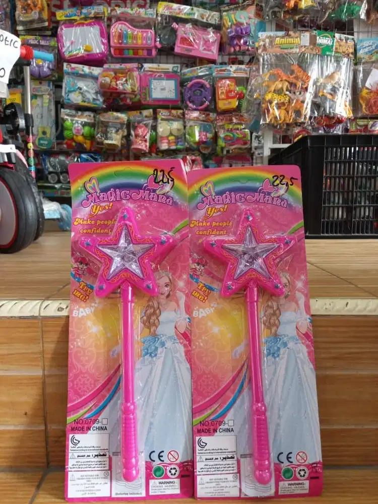 mainan anak tongkat peri bintang baterai