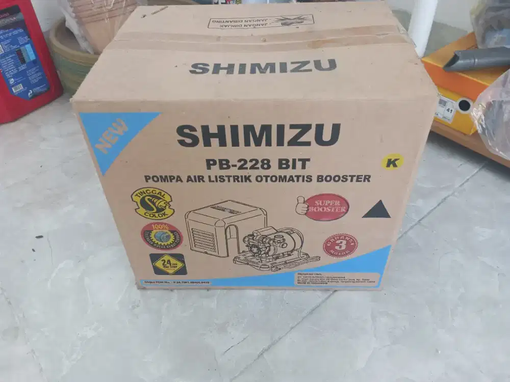 Pompa Air Listrik Otomatis Booster, SHIMIZU