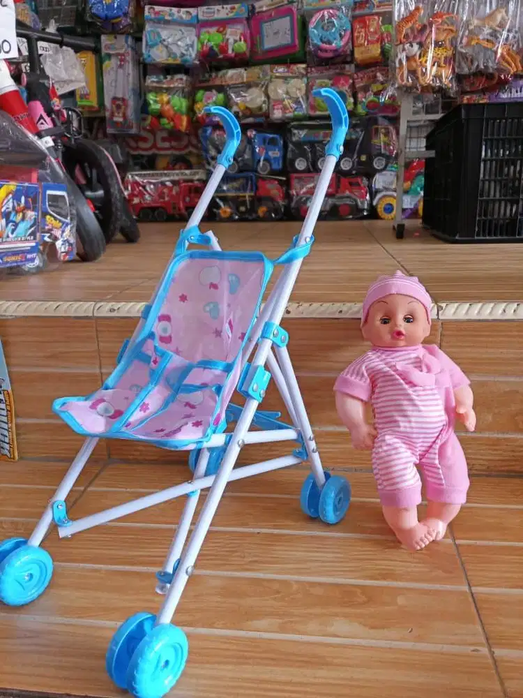 mainan anak stroller bayi