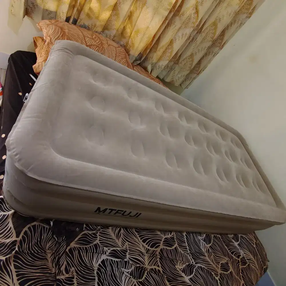 Kasur angin / udara / portable + pompa merk mtfuji tebal berkualitas