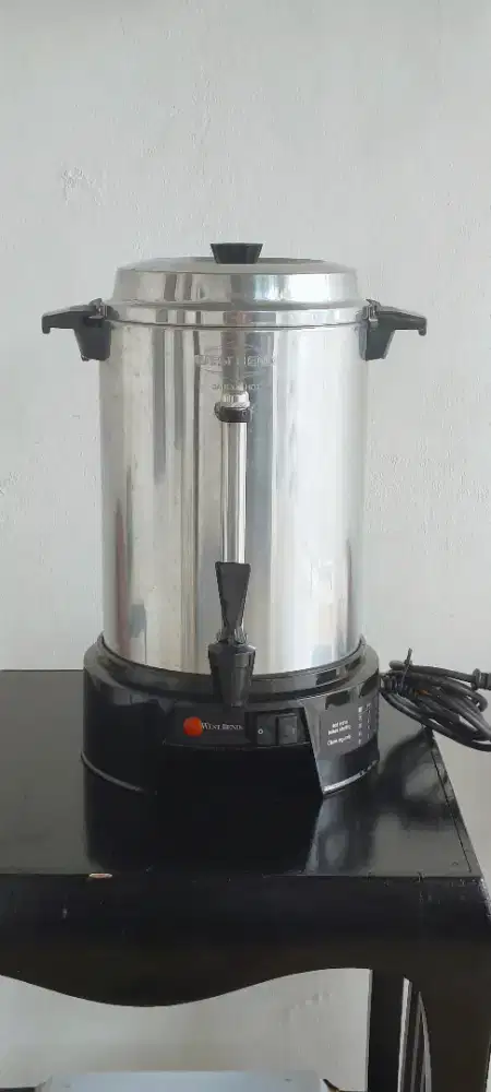 Dispenser coffee & teh seperti baru merk West Bend (made in USA)