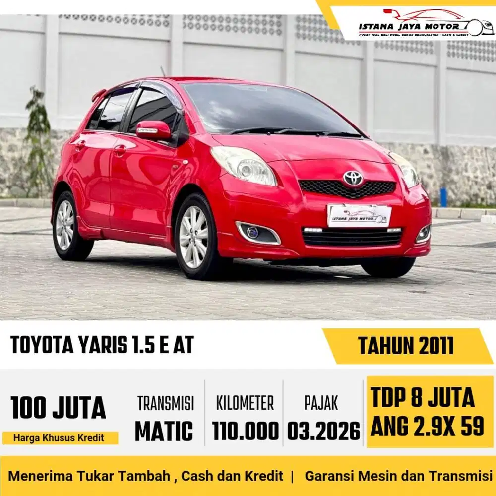 KONDISI TERAWAT Toyota Yaris 1.5 E AT NIK 2011