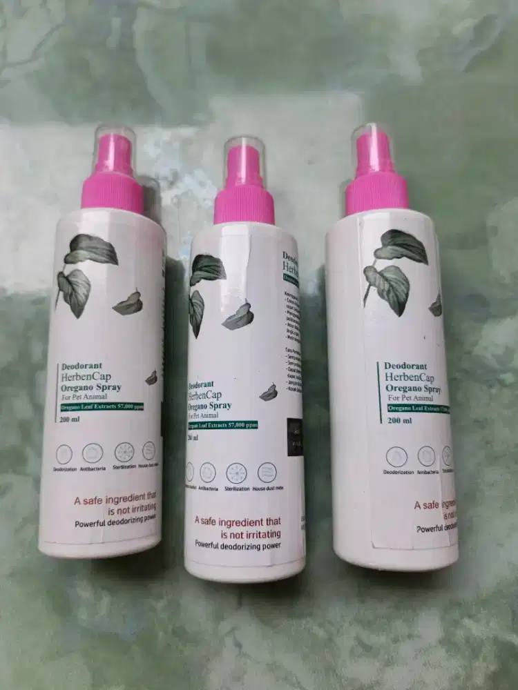 HerbenCap Spray Oregano untuk Anti Bakteri Penghilang Bau Pet Anabul