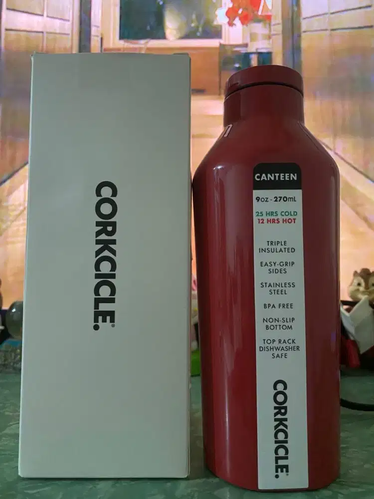 Corkcicle Canteen 9Oz-Dipped Cherry Bomb