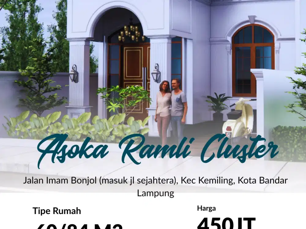 RUMAH KOMERSIL MURAH DI JL IMAM BONJOL BANDAR LAMPUNG
