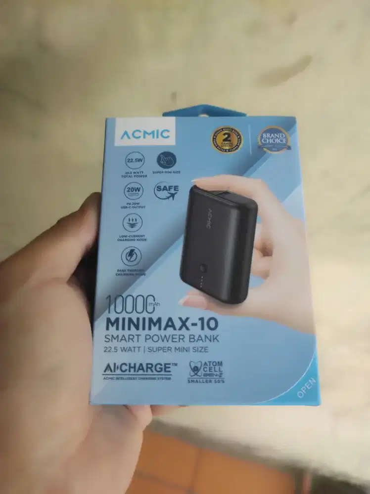 Powerbank Acmic 10000 mAh like new