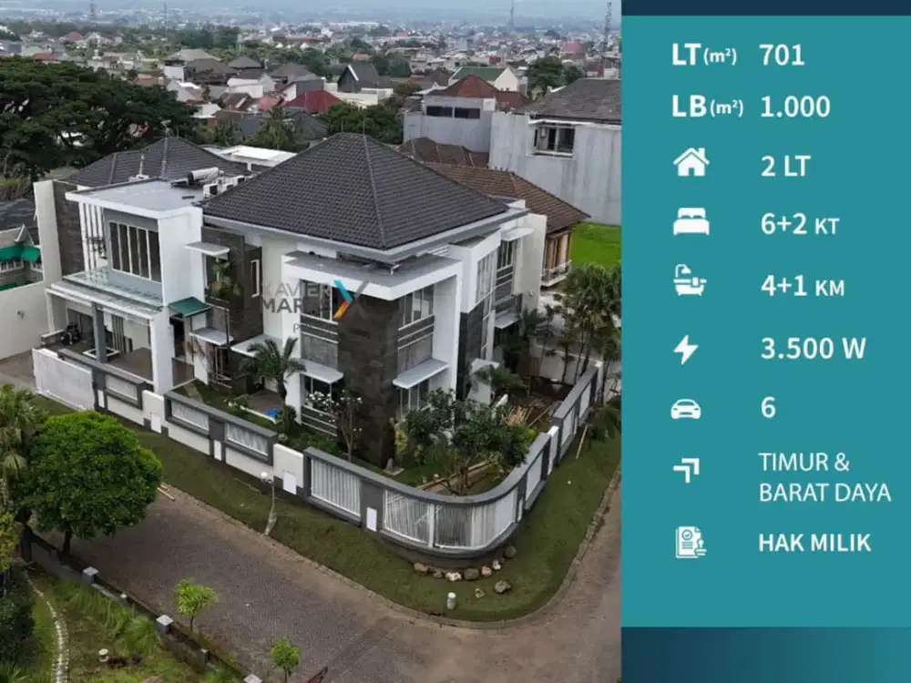 Dijual Rumah Mewah Hook Full Renovasi di Permata Jingga Malang
