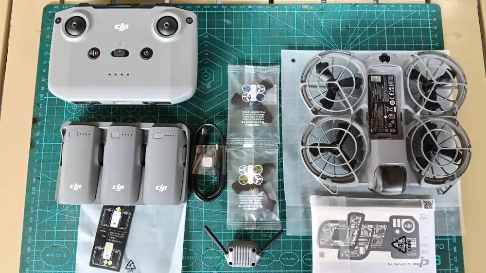 JUAL CEPAT DJI NEO 2 + RC N3 + Digital Transceiver + hub + 3 batt