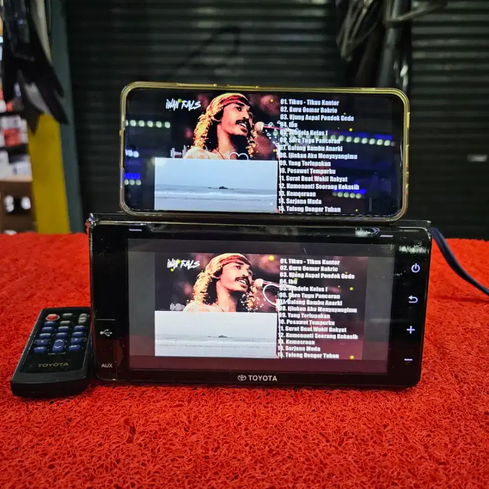 Head Unit TOYOTA RUSH TRD 2020 Miracast Bluetooth USB CD Aux Radio