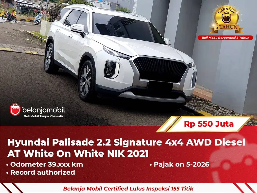 [ 4x4 ] Hyundai Palisade 2.2 Signature AWD Diesel Panoramic 2021/2022