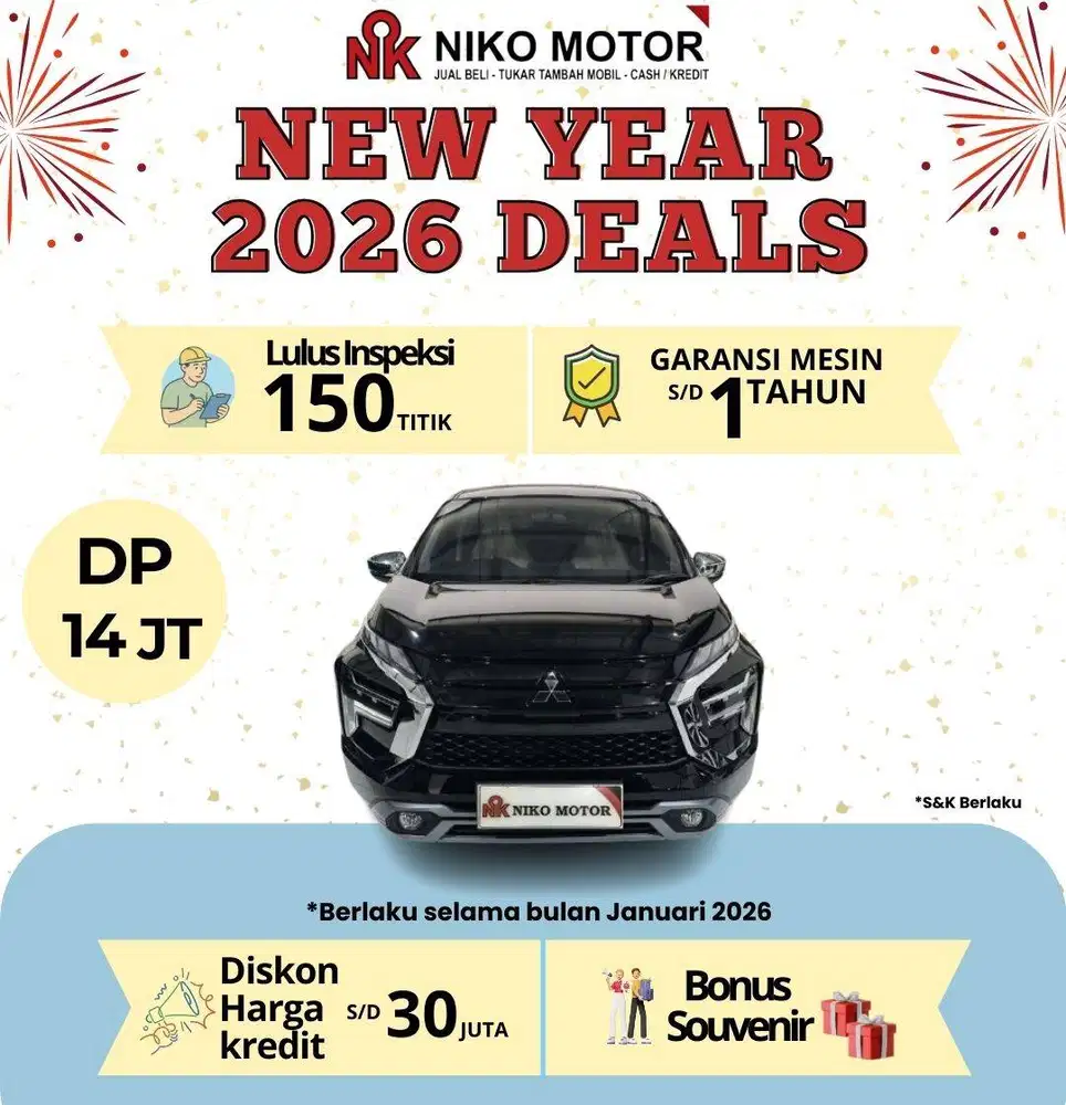 (SPT BARU KM6RB) XPANDER 1.5 ULTIMATE 2022 AT :2021|2023