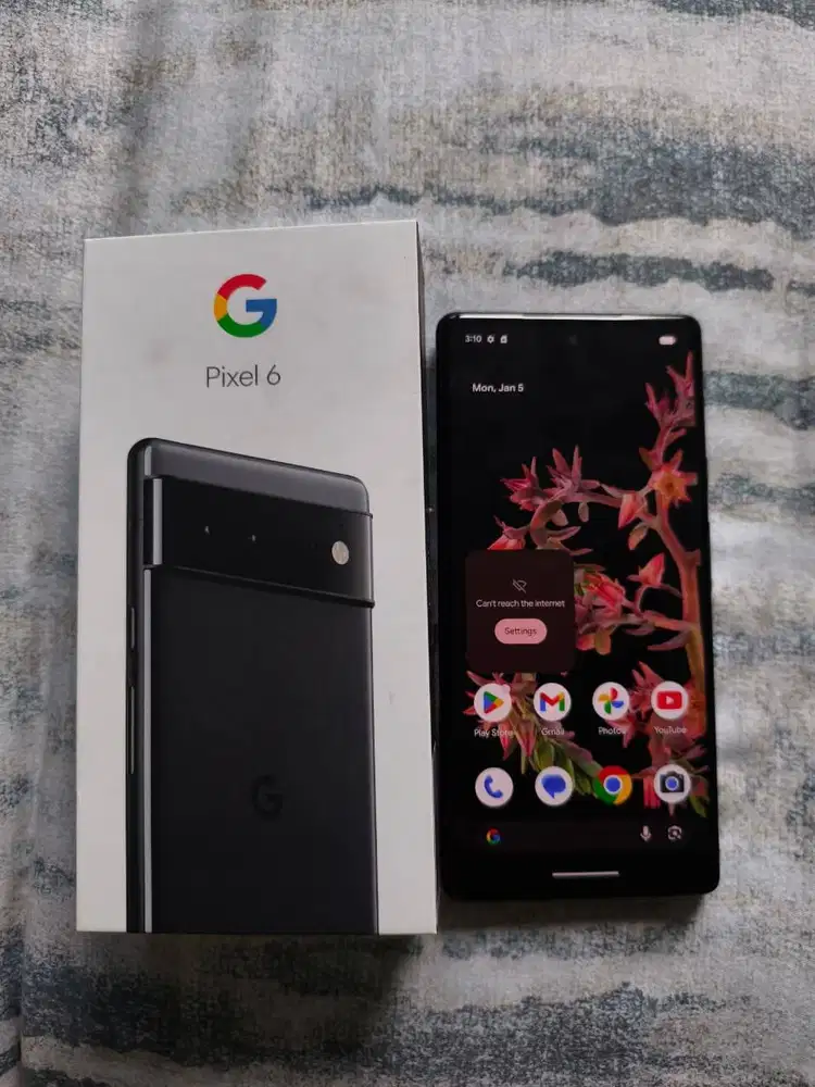 GOOGLE PIXEL 6 fullset BOX Pemakaian Sendiri