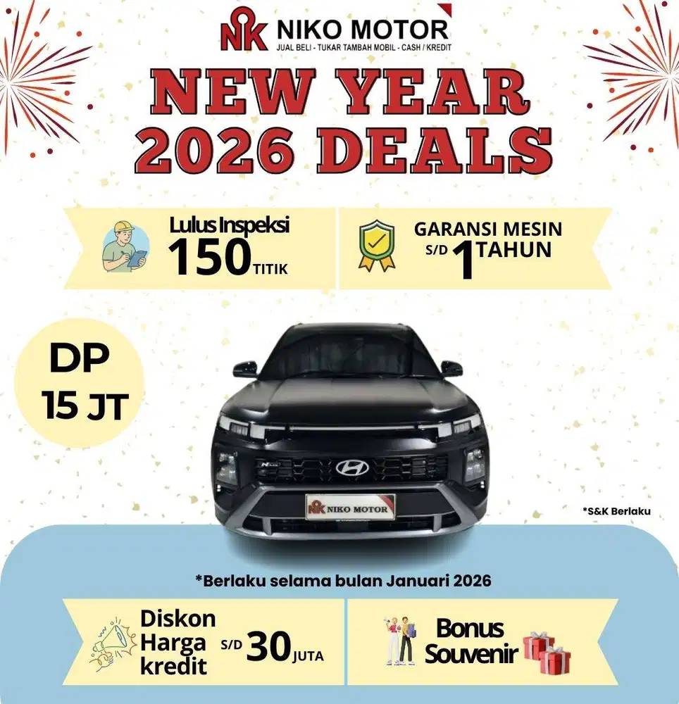 (KM 2RB++ SPT BARU) HYUNDAI CRETA NLINE/N-LINE TURBO 2025: 2024