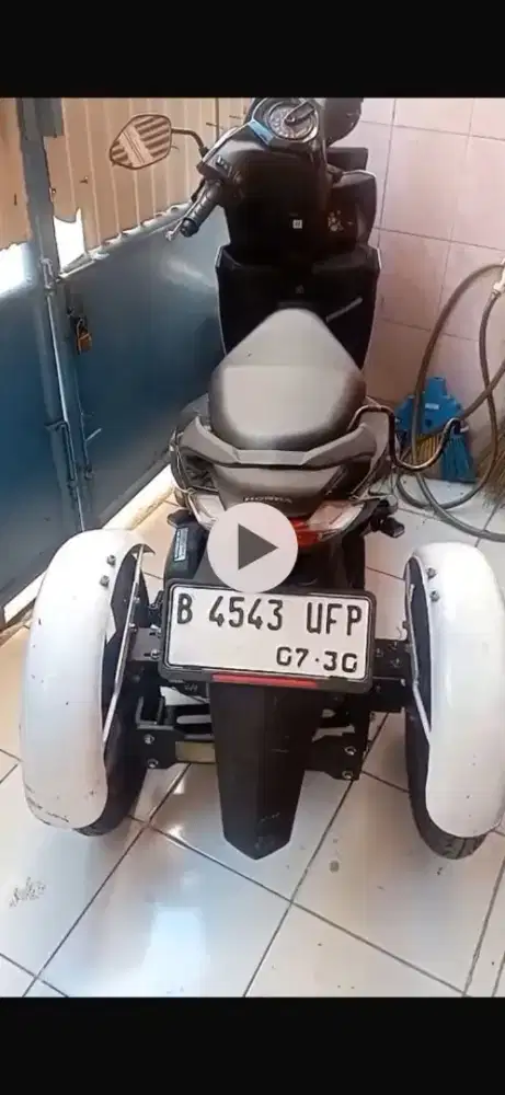 Roda belakang 3 modifikasi motor beat siap pakai