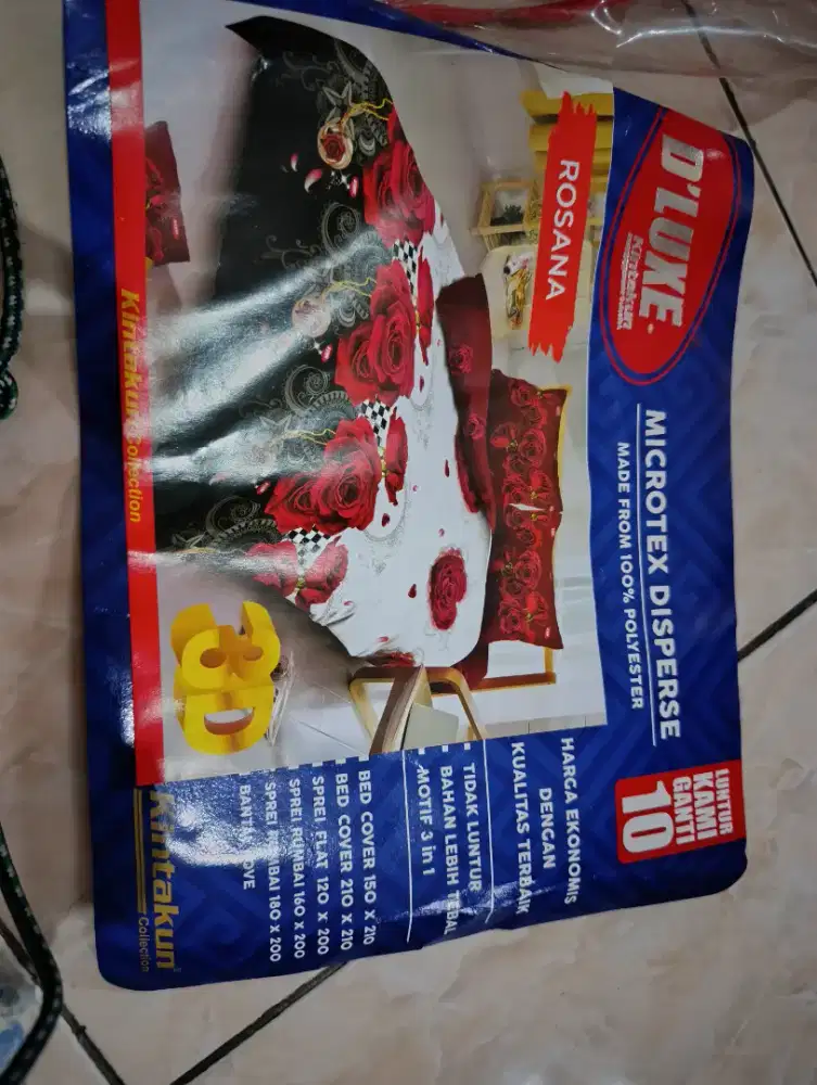 kintakun bedcover set sprei rumbai uk 180x200.