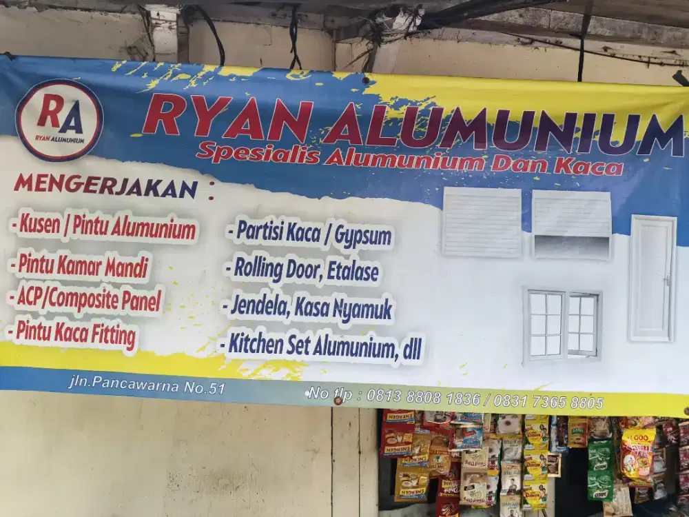 RYAN ALUMUNIUM SPESIALIS ALUMINIUM DAN KACA