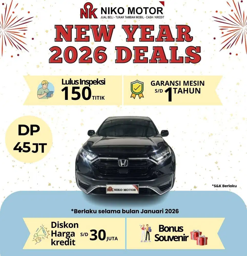 (ANTIK KM28RB) CRV PRESTIGE SENSING 2021 AT :2020|2022