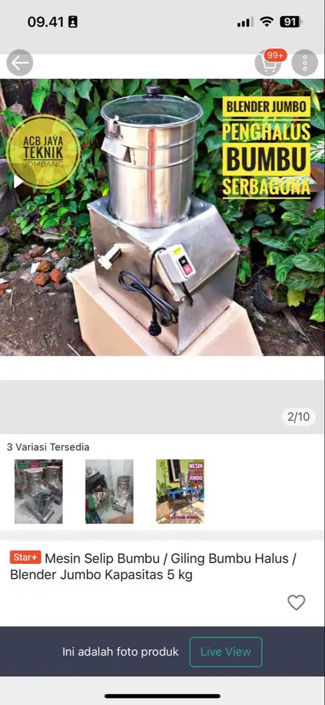 BLENDER SELIP BUMBU / BLENDER UNTUK BUMBU / BLENDER JUMBO 5KG