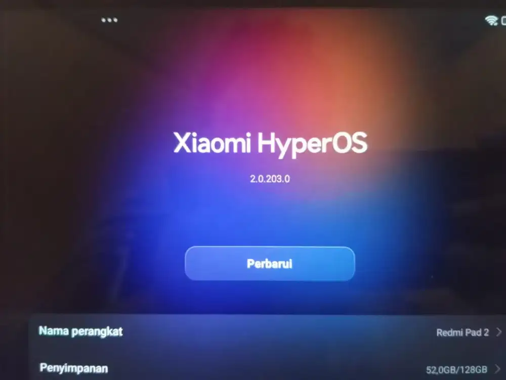 redmipad 2 4/128GB
pemakaian ±2bln